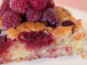 RASPBERRY AND COCONUT SLICE