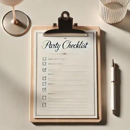 Die ultimative Party Checkliste