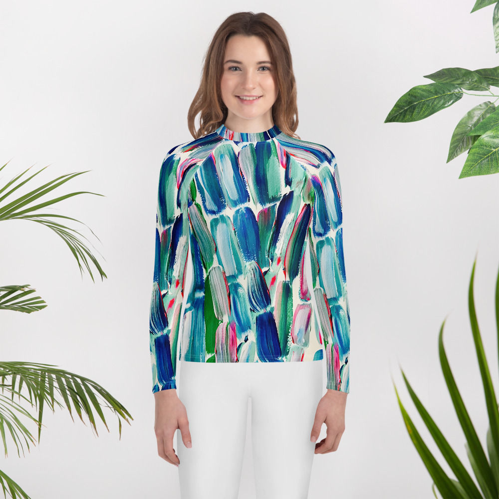 Sweet Sugarcane by ANoelleJay Unisex Youth Rash Guard