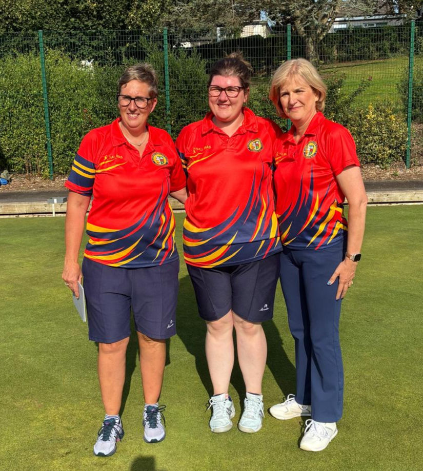 Triples Winners - Doreen Wheelan, Teri Millar, Shirley Dew (Lurgan)