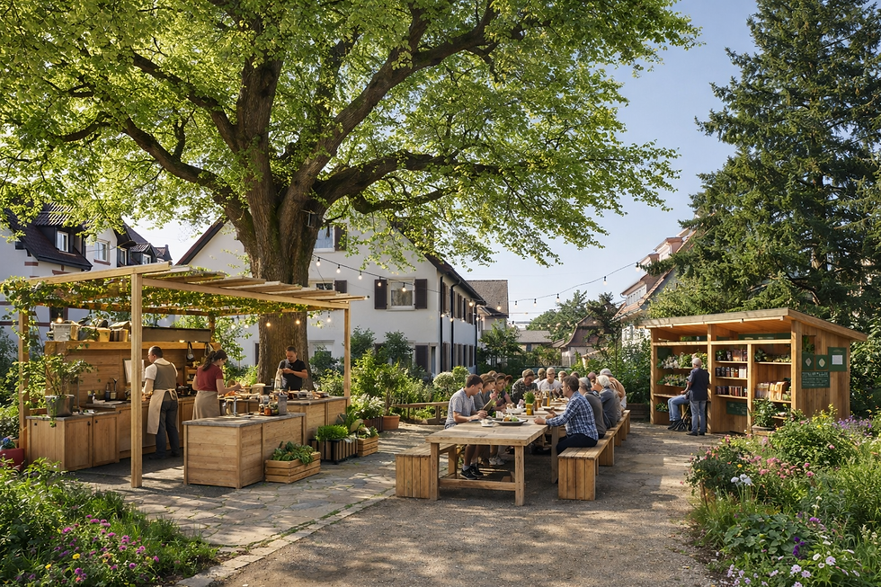 Visionsbild (KI) "Unser Essen"