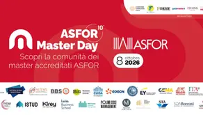 Partecipa all'ASFOR Master Day l'8 ottobre 2026 con SAA School of Management. Scopri i vantaggi dei Master accreditati per la tua carriera.