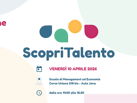 l futuro prende forma attraverso il riconoscimento del merito e della passione. Il progetto Scopri Talento