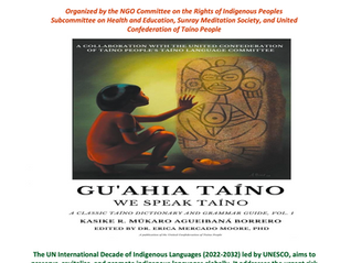Taíno Language Side Event at United Nations