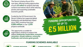 Funding for Asia Region: Darwin Initiative Round 32 - up to £5 million
