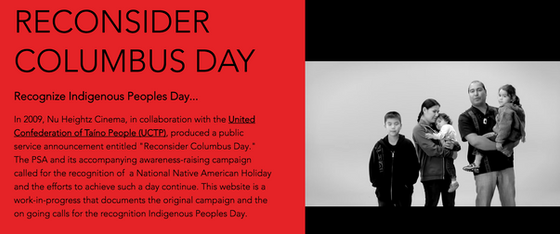 Confederation Launches 'Reconsider Columbus Day' Website