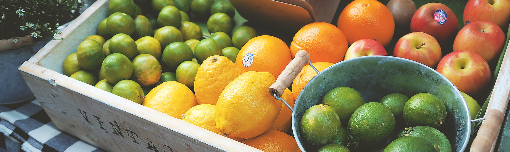 Crate of Fresh Fruit