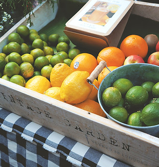 Crate of Fresh Fruit