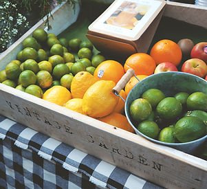 Crate of Fresh Fruit