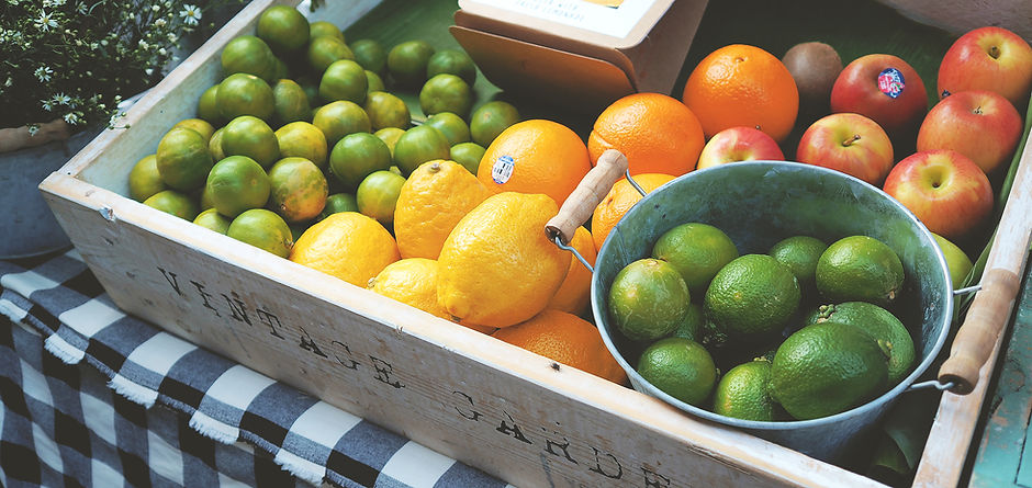 Crate of Fresh Fruit