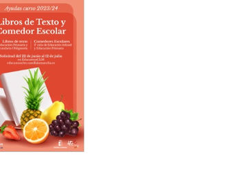 AYUDAS CURSO 2023/24 LIBROS DE TEXTO Y COMEDOR ESCOLAR