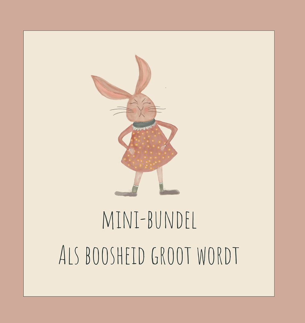 Mini-bundel als boosheid groot wordt