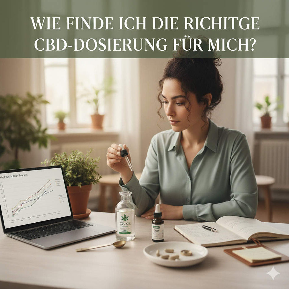 Wie finde ich die richtige CBD-Dosierung für mich?