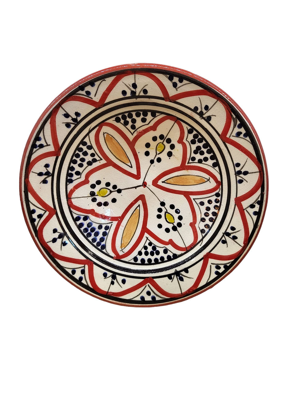 Thumbnail: Moroccan Small Ceramic Plates 17cm 