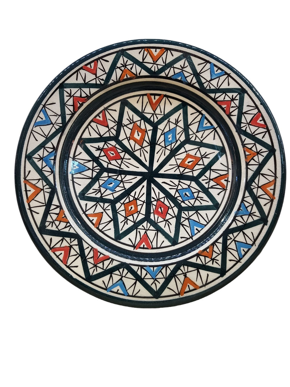 Thumbnail: New Style Moroccan Small Ceramic Plates 17cm 