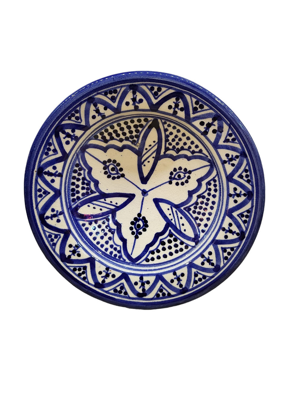 Thumbnail: Moroccan Small Ceramic Plates 17cm 