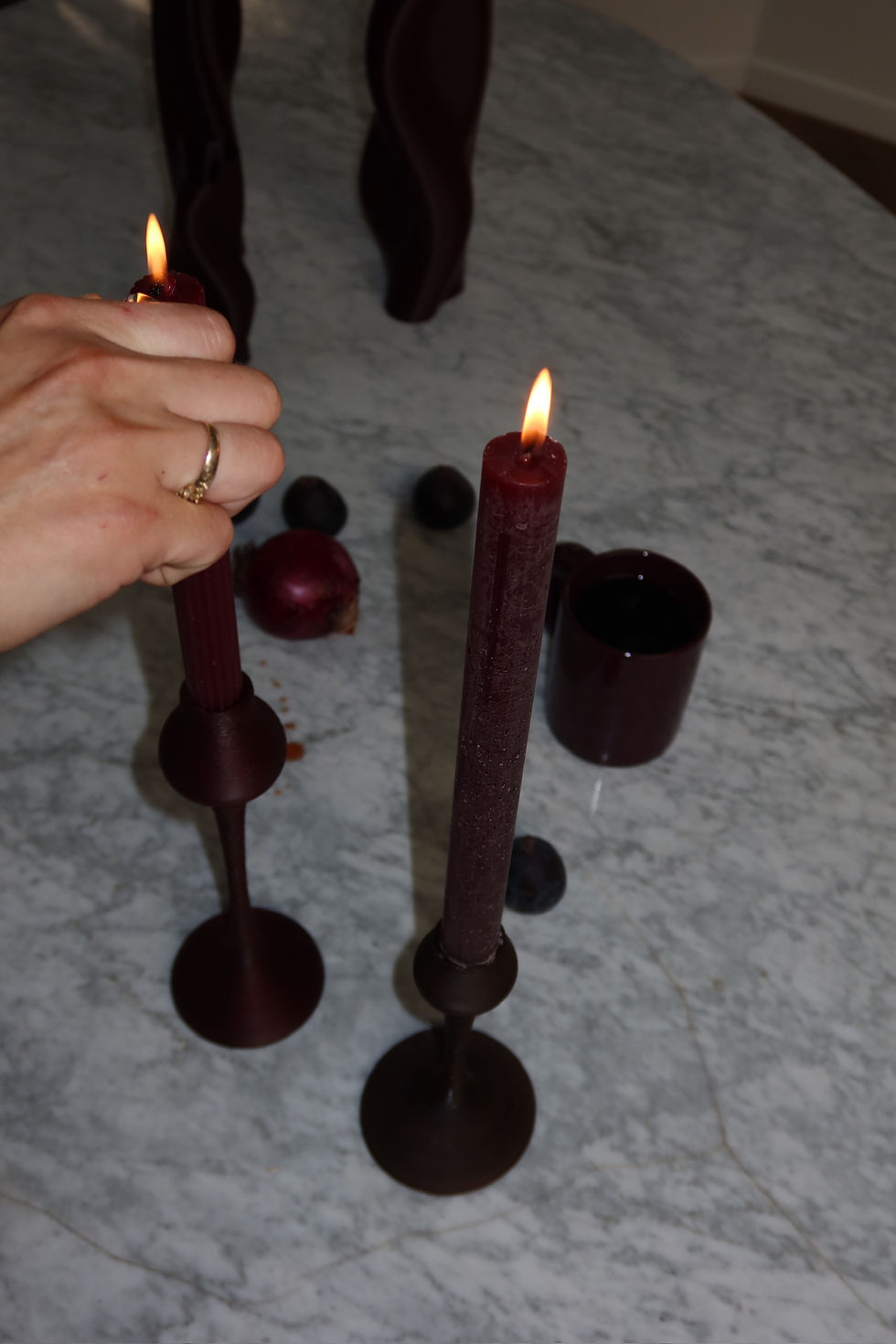 Lila left(not)over brown serie