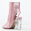 Thumbnail: Pretty Girl Pink Embroidered Ankle Boot
