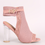 Thumbnail: Summertime Fine Mauve Perforated Chunky Heels
