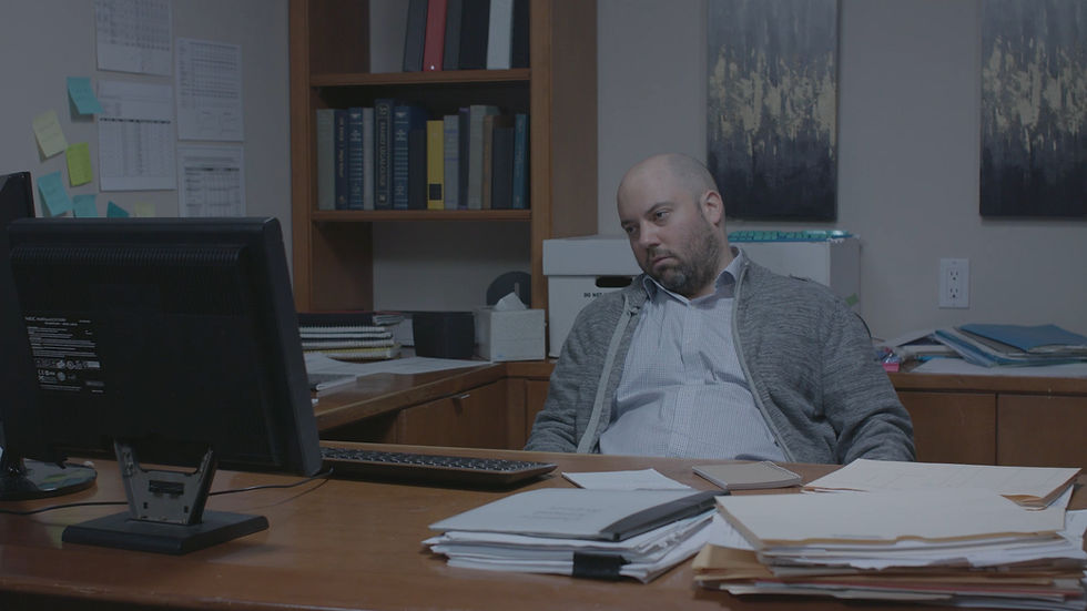 Andy office - Andy bored