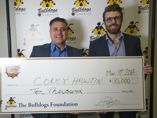 Calendar Raffle Cheque Presentation