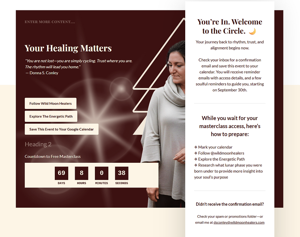 Reclaim Your Rhythm: A Free Masterclass