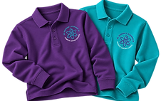 Purple and Teal School Polo Shirts.png