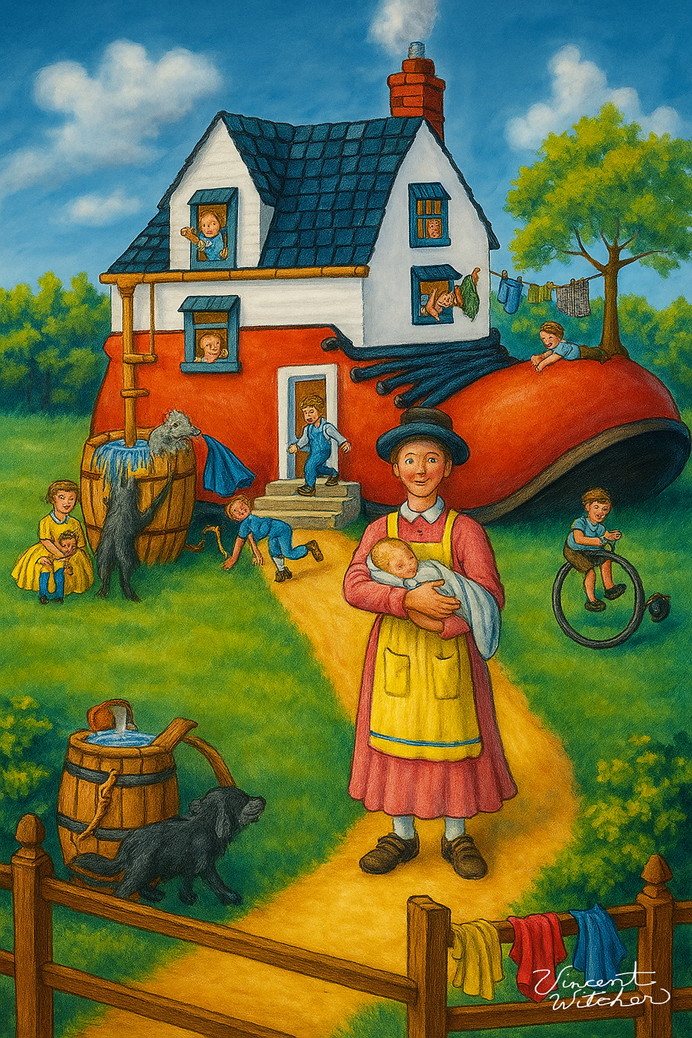 Little Old Lady Who Lived in A Shoe