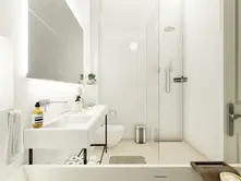 Greek Modern Interior Design Thessaloniki Seaview Bathroom