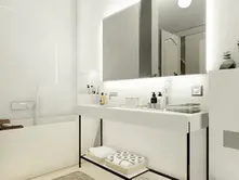 Greek Modern Interior Design Thessaloniki Seaview Bathroom