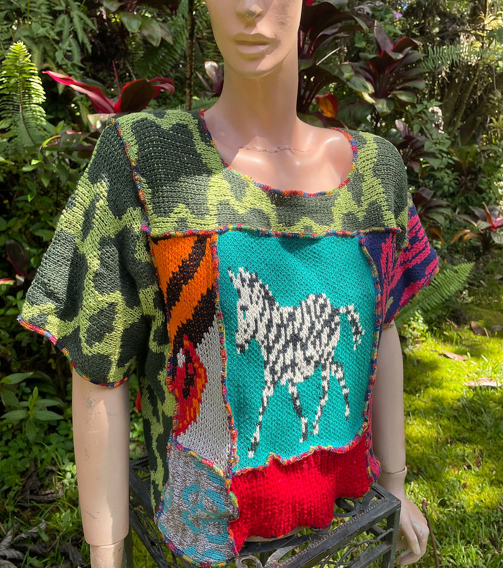 Thumbnail: Zero waste top with Zebra