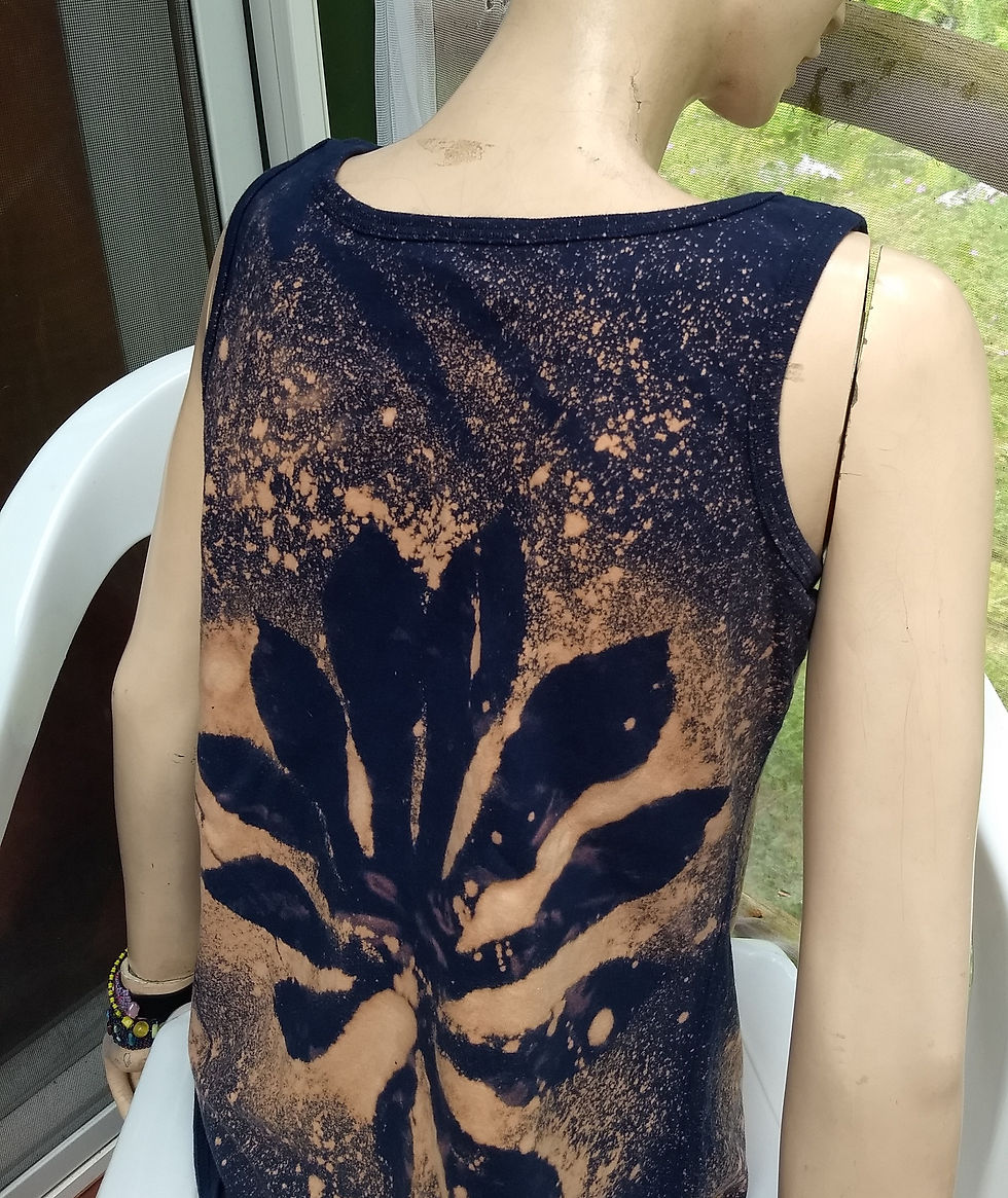 Thumbnail: Unisex tank with fern or octopus tree design