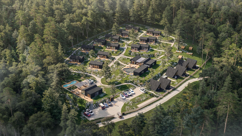 modular resorts prefabricated homes