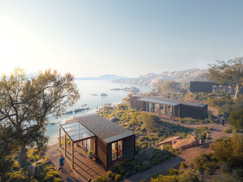 Casas modulares y tiendas glamping premium para eco-resorts
