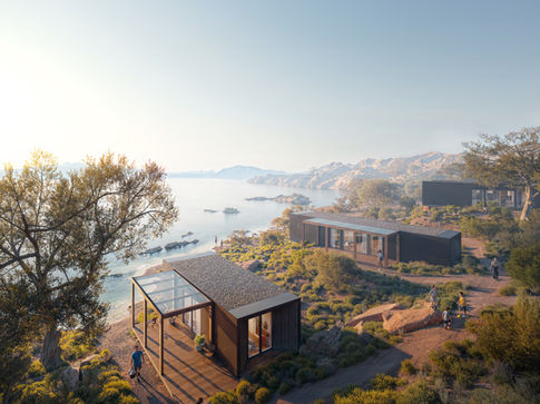 Casas modulares y tiendas glamping premium para eco-resorts