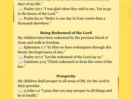 Speak Life Over Your Children: Part 5