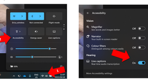 Enabling captions
