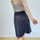Thumbnail: 90s Embroidered Pleat Skirt - Size 12 - 14
