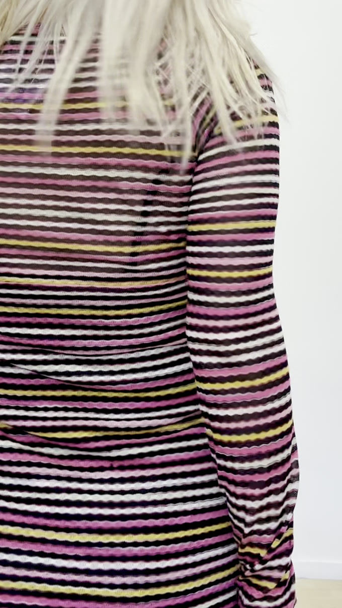 Thumbnail: 90s Missoni Sport Mesh Dress - Size L