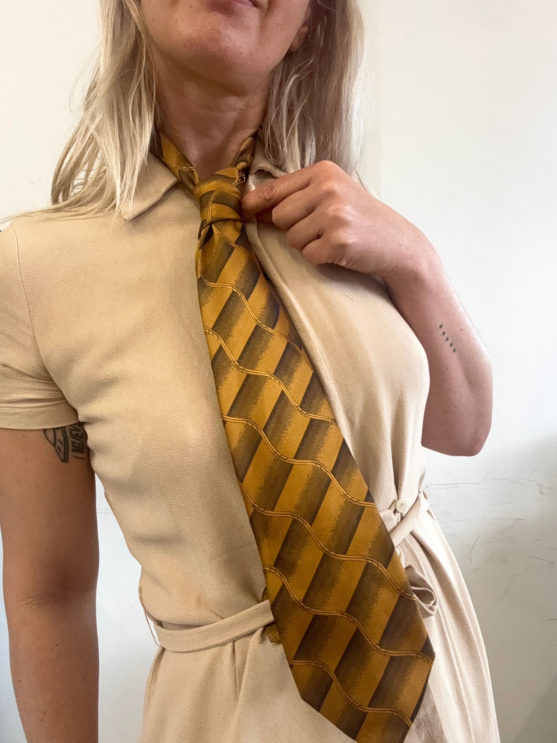 Vintage 80s Sander Tie Made in NZ
