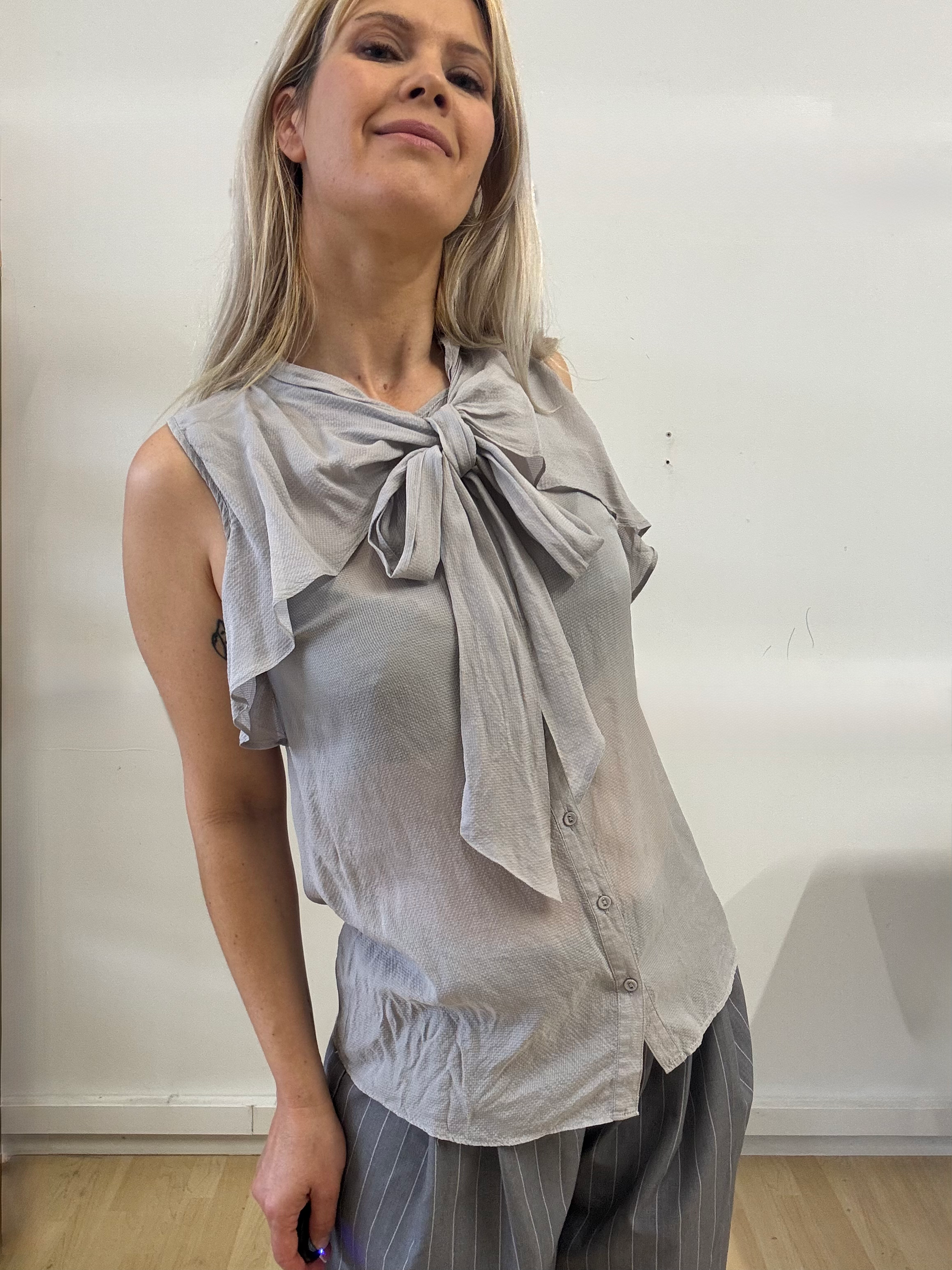 Y2K Silk Ricochet Top - NZ Made