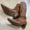 Thumbnail: Italian Leather Western Boots - Size 38