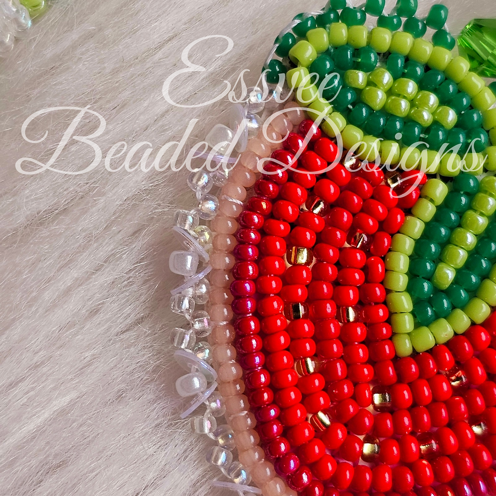 Thumbnail: Heartberry Double Rope & Strawberry Dentalium Earrings 