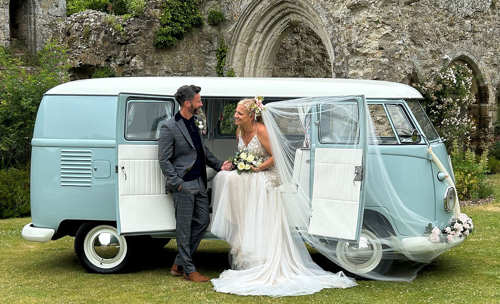 Something Blue Car Hire - Bluebell our 1959 VW Splitscreen Bus