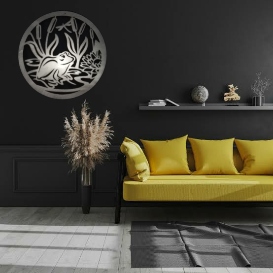 Thumbnail: Frog Circle Wall Hanging