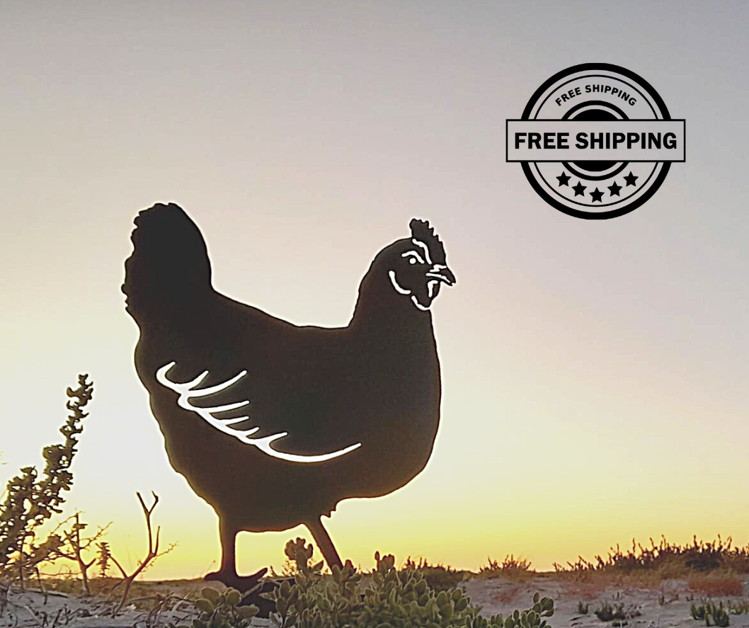 Chicken Garden Stakes