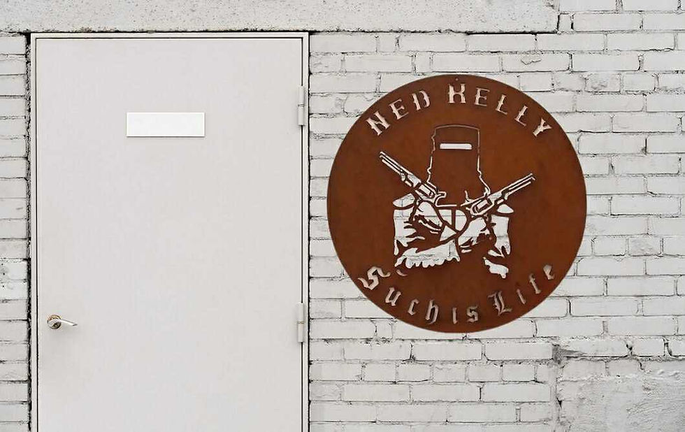 Thumbnail: Ned Kelly Wall Art - Rustic Finish