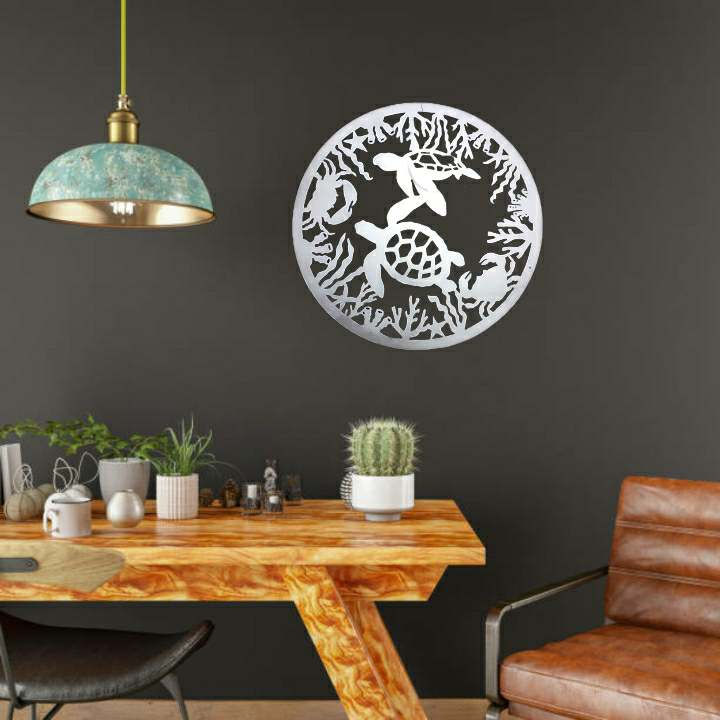 Thumbnail: Underwater Turtles Wall Hanging