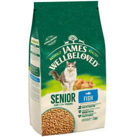 James Wellbeloved Cat Food White Fish and Rice Senior 1.5kg