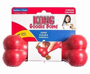 KONG Red Rubber Goodie Bone Medium